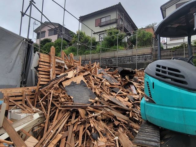 木造2階建て解体工事(横浜市瀬谷区阿久和東)　工事後の様子です。